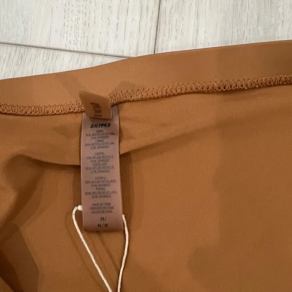 SKIMS Swim Micro Mini Skirt Almond size M